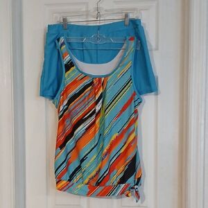 Multicolor Striped Women's Top